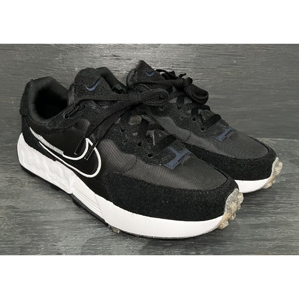Women’s Nike Fontanka Waffle React Black/White Oreo DC3579-005 Sz 7.5